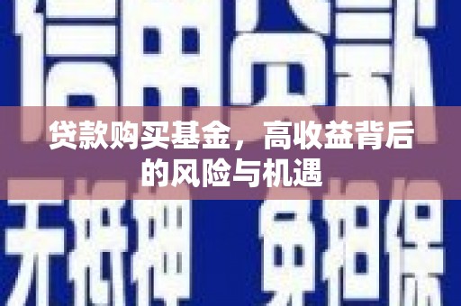 刚察贷款购买基金，高收益背后的风险与机遇