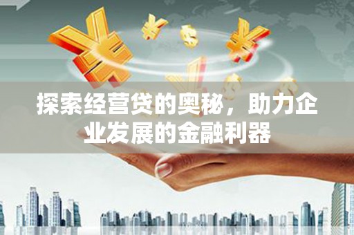 六枝探索经营贷的奥秘，助力企业发展的金融利器