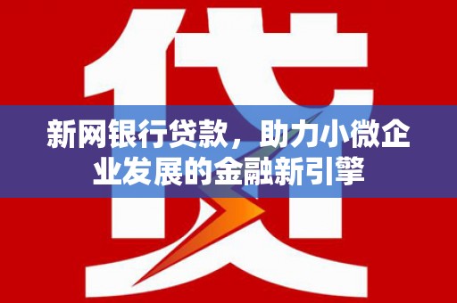 定兴新网银行贷款，助力小微企业发展的金融新引擎