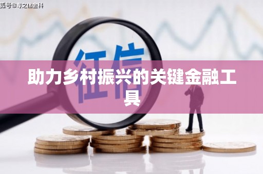 丹凤助力乡村振兴的关键金融工具