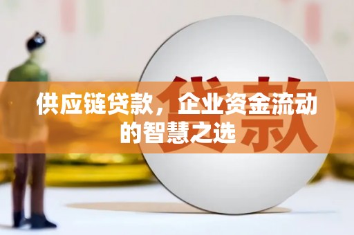 南充供应链贷款，企业资金流动的智慧之选