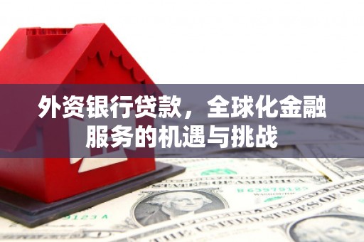 泾河外资银行贷款，全球化金融服务的机遇与挑战
