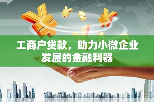 长滨工商户贷款，助力小微企业发展的金融利器