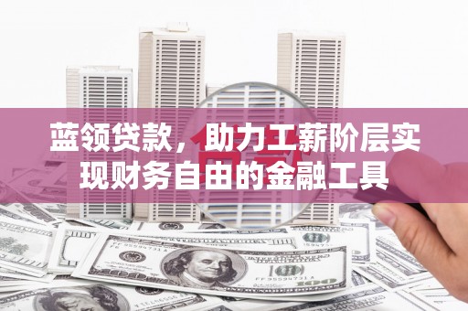贡嘎蓝领贷款，助力工薪阶层实现财务自由的金融工具