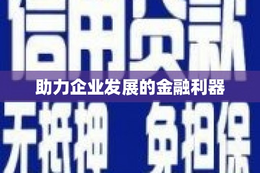 喀什助力企业发展的金融利器